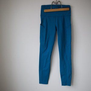 Lululemon Cropped Teal Leggings